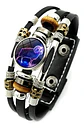 Pulsera Manilla De Cuero Signo Zodiaco Zodiacal Hombre Mujer - Miniatura 11