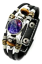 Pulsera Manilla De Cuero Signo Zodiaco Zodiacal Hombre Mujer - Miniatura 34