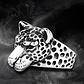Anillo Cabeza Leopardo Animal Color Plata De Acero Hombre - Miniatura 4