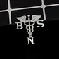 Broche Pin Alerta Medica Bastón De Esculapio Hombre Y Mujer - Miniatura 4