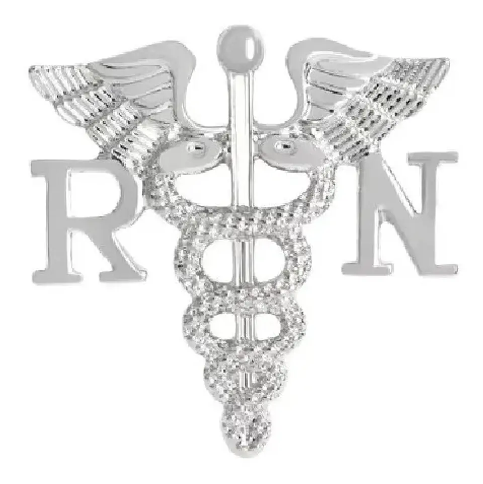 Broche Pin Alerta Medica Bastón De Esculapio Hombre Y Mujer 10