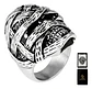 Anillo Cráneo Calavera Momia Acero Color Plata Para Hombre - Miniatura 1