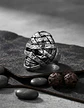 Anillo Cráneo Calavera Momia Acero Color Plata Para Hombre - Miniatura 7
