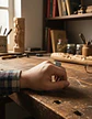 Anillo Color Plata De Acero Eslavo Celta Mano De Dios Hombre - Miniatura 5