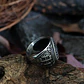 Anillo Color Plata De Acero Eslavo Celta Mano De Dios Hombre - Miniatura 7