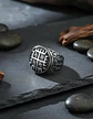 Anillo Color Plata De Acero Eslavo Celta Mano De Dios Hombre - Miniatura 8