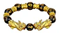 Pulsera Obsidiana Cuentas Color Oro Protección Pixiu Hombre - Miniatura 8