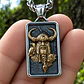 Collar Vikingo En Acero Para Hombre Dije Odin Raven Cuervos - Miniatura 8