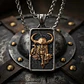 Collar Vikingo En Acero Para Hombre Dije Odin Raven Cuervos - Miniatura 11