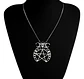 Collar Para Mujer Dije Pentagrama Bruja Triple Luna Wicca - Miniatura 4