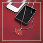 Collar Con Dije Color Plata Nube Roja Naruto Akatsuki Hombre - Miniatura 5