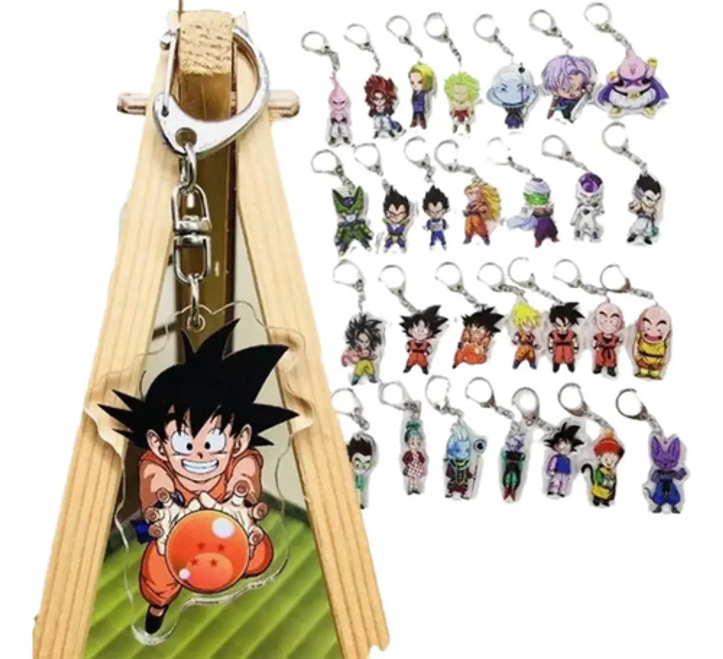Llavero Acrílico Dragon Ball Z Goku Anime Hombre Y Mujer 12