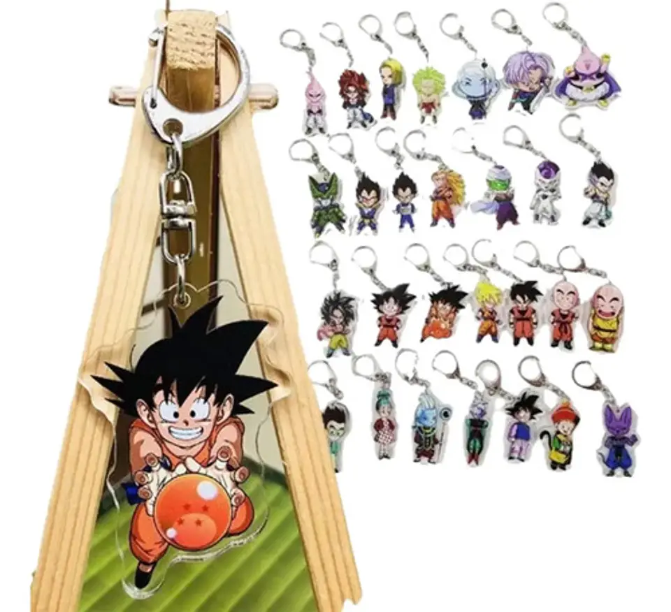 Llavero Acrílico Dragon Ball Z Goku Anime Hombre Y Mujer 36