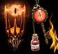 Collar Dije Ojo De Sauron Señor De Los Anillos Hombre Mujer Marrón - Miniatura 3