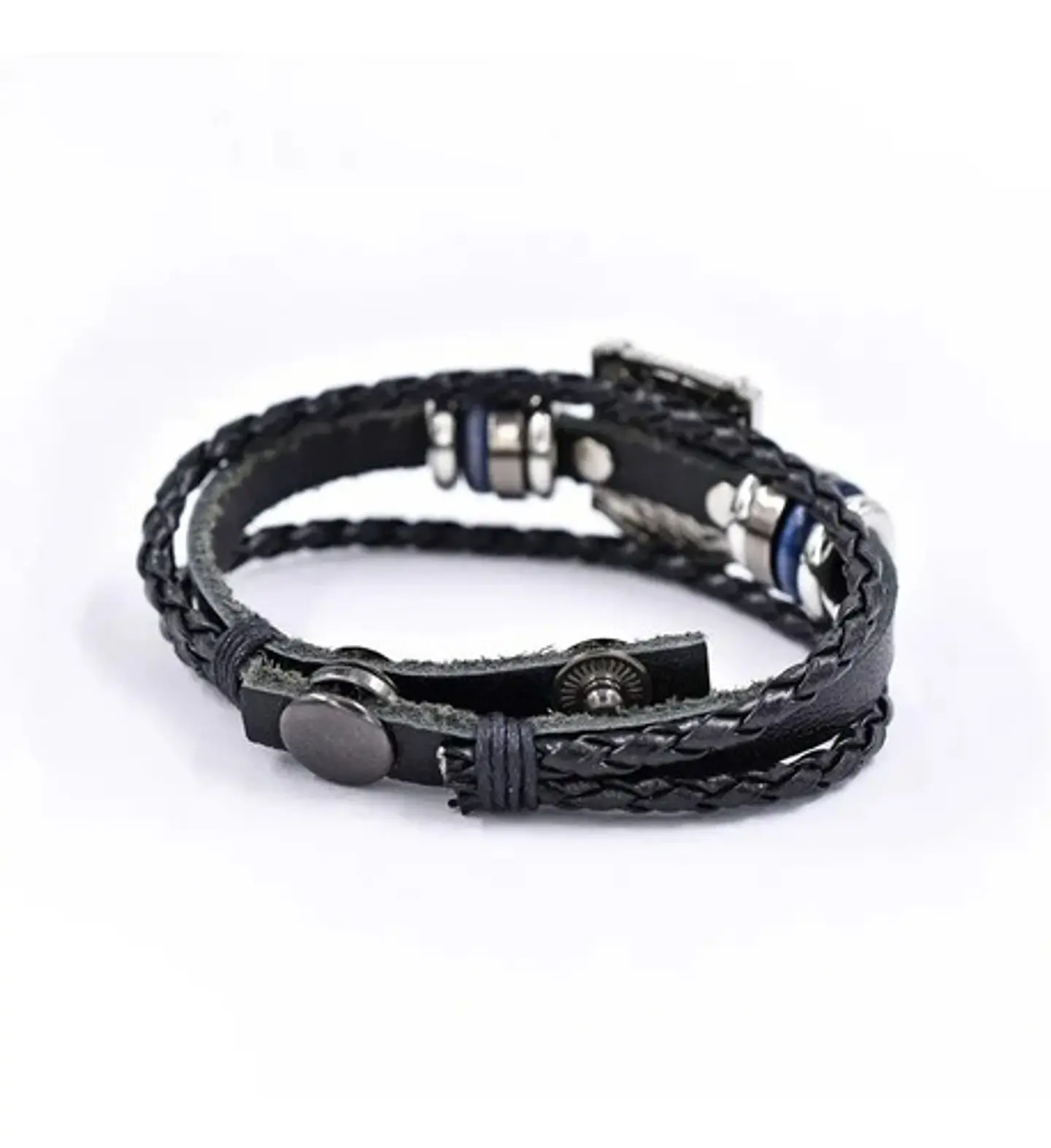 Pulsera Manilla Cuero Ataque A Los Titanes Anime Para Hombre 3