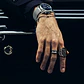 Anillo De Acero Color Plata Sello Sigil Gótico Para Hombre - Miniatura 8