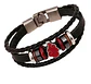Pulsera Manilla Cuero Nube Roja Naruto Akatsuki Anime Hombre - Miniatura 1