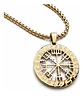 Collar Vikingo De Acero Para Hombre Y Mujer Dije Vegvísir - Miniatura 1