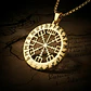 Collar Vikingo De Acero Para Hombre Y Mujer Dije Vegvísir - Miniatura 10