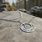 Collar Vikingo De Acero Para Mujer Dije Luna Triqueta Celta - Miniatura 12