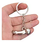 Llavero Color Plata Divertido Genitales Para Hombre Y Mujer - Miniatura 2
