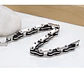 Pulsera Aro De Acero Color Plata Cadena De Moto Para Hombre - Miniatura 4