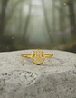 Anillo De Acero Para Mujer Argolla Amuleto Sol Pagano Wicca - Miniatura 2