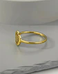 Anillo De Acero Para Mujer Argolla Amuleto Sol Pagano Wicca - Miniatura 4