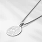 Collar De Acero Para Hombre Mujer Dije Jesús Sagrado Corazón - Miniatura 3