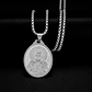 Collar De Acero Para Hombre Mujer Dije Jesús Sagrado Corazón - Miniatura 10