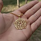Collar De Acero Para Hombre Y Mujer Dije Pentagrama De Wicca - Miniatura 3