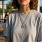 Collar De Acero Para Hombre Y Mujer Dije Pentagrama De Wicca - Miniatura 14