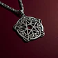 Collar De Acero Para Hombre Y Mujer Dije Pentagrama De Wicca - Miniatura 16