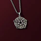 Collar De Acero Para Hombre Y Mujer Dije Pentagrama De Wicca - Miniatura 17