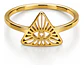 Anillo De Acero Para Mujeres Argolla Ojo De La Providencia - Miniatura 1