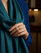 Anillo De Acero Para Mujeres Argolla Ojo De La Providencia - Miniatura 6