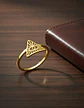 Anillo De Acero Para Mujeres Argolla Ojo De La Providencia - Miniatura 7