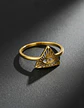 Anillo De Acero Para Mujeres Argolla Ojo De La Providencia - Miniatura 9