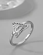 Anillo De Acero Para Mujeres Argolla Ojo De La Providencia - Miniatura 12