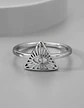 Anillo De Acero Para Mujeres Argolla Ojo De La Providencia - Miniatura 13