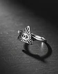 Anillo De Acero Para Mujeres Argolla Ojo De La Providencia - Miniatura 17