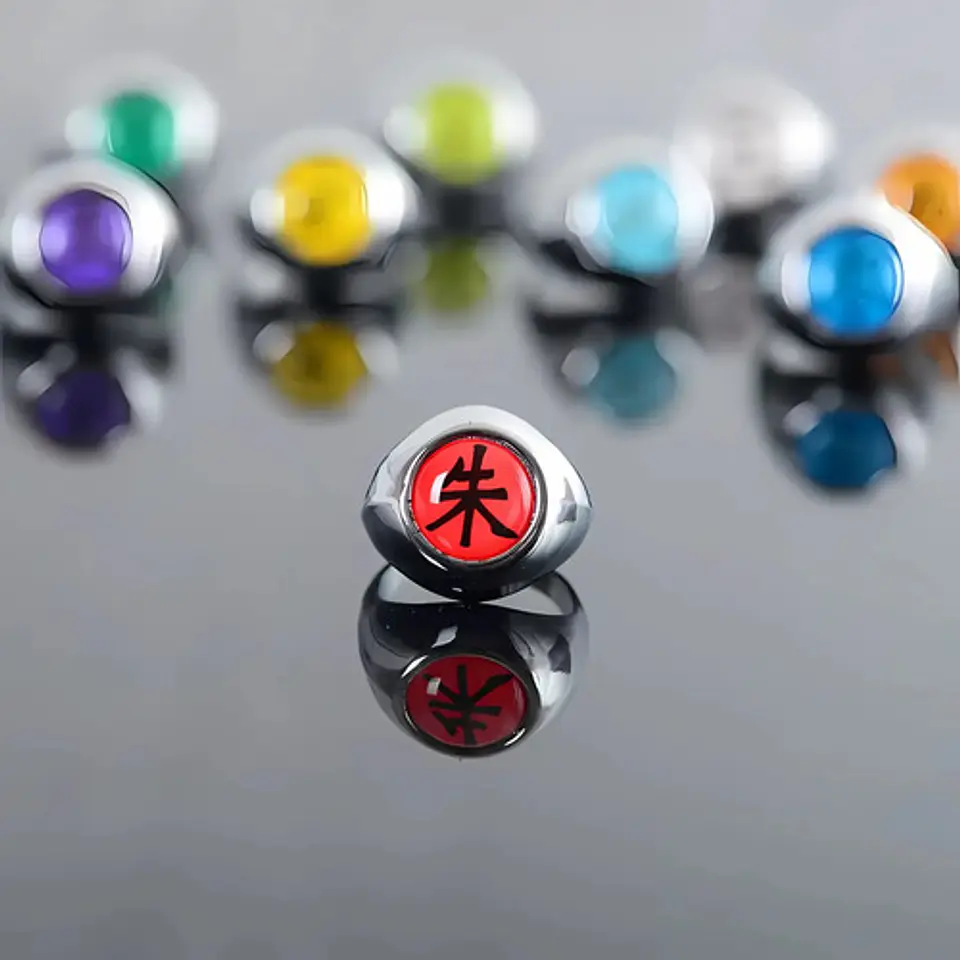 Anillo Para Hombre Mujer Anime Otaku Akatsuki Itachi Naruto 2