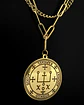 Collar Para Mujeres Dije Dorado Arcángel Rafael Amuleto - Miniatura 8