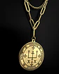Collar Para Mujeres Dije Dorado Arcángel Rafael Amuleto - Miniatura 10