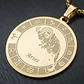 Collar De Acero Para Hombre Y Mujer Dije Signos Zodiacales - Miniatura 29
