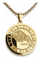 Collar De Acero Para Hombre Y Mujer Dije Signos Zodiacales - Miniatura 31