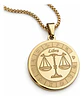 Collar De Acero Para Hombre Y Mujer Dije Signos Zodiacales - Miniatura 71