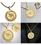 Collar De Acero Para Hombre Y Mujer Dije Signos Zodiacales - Miniatura 82