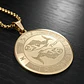 Collar De Acero Para Hombre Y Mujer Dije Signos Zodiacales - Miniatura 115