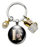 Llavero Iniciales Color Plata Para Profesor Hombre Y Mujer - Miniatura 30